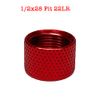 FSI 1/2x28 Thread Protector with Crush Washer for 22LR (Red)