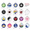 Custom Engraved Stainless Steel with Enamel Pet ID Tag - Medium
