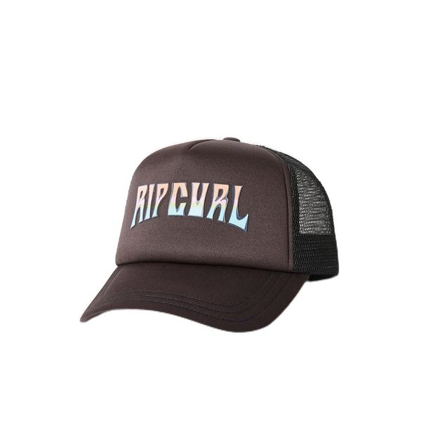 RIP CURL Kids Mixed Curved Visor Adjustable Snapback Trucker Cap - Black