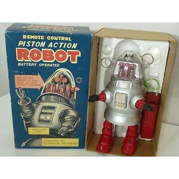 HaHa Toys Remote Control Battery Operated Piston Action Robot