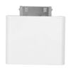 30 Pin Bluetooth Transmitter for IPod, Wireless Bluetooth 2.1 Transmitter, Plug and Play, Audio Bluetooth Adapter with 10m Range (White)