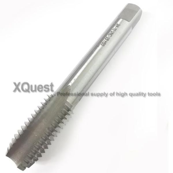 Hand Tap Machine Tap Spiral Tap Hss Integrated Screw Thread Hand Tap unc unf 14 516 716 38 12 916 58 34 79 lh left hand fine thread straight flute tap un, unc1l4-20, right hand 1pcs