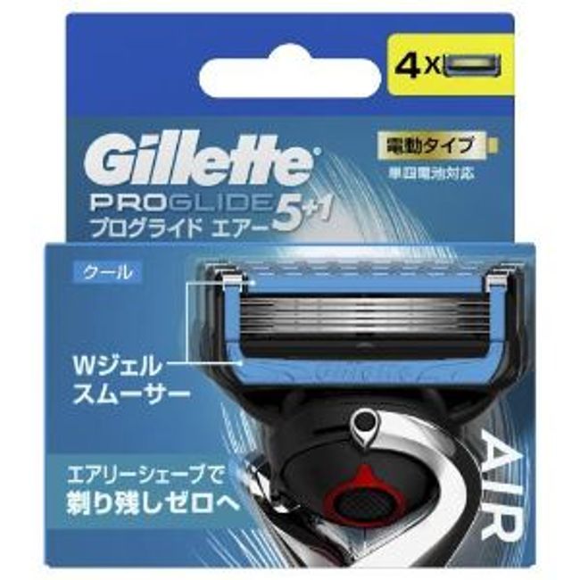 [Next day delivery available] &quot;P&amp;G Japan&quot; Gillette Proglide Air Electric Type Replacement Blades 4 pieces