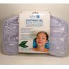 Splash Home Gel-B Non Slip Bath Pillow Luxurious Cushion Spa for Bathtub, Hot Tub, Jacuzzi, 11" x 2" x 7", Clear