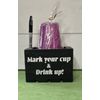 Custom Wood Cup Dispenser