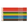 Zip Pencil Case with Pencils personalised with name (Royal Blue)