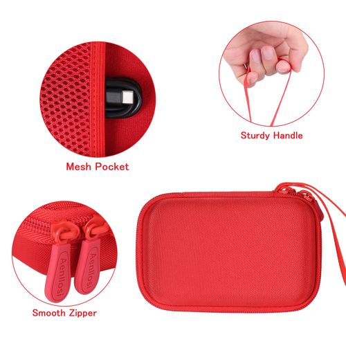 Aenllosi Hard Carrying Case Replacement for UCOMX Nano 3 in 1 Foldable Wireless Charging Station (Red,Case Only)