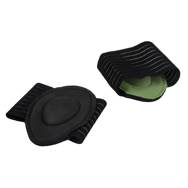 Pro11 Wellbeing Foot Arch Angel Supports with Soft Comfort for Sore Arches and Feet Black