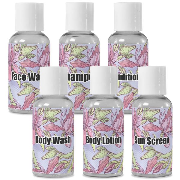 Personalized Orchids Travel Bottles