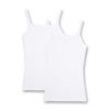 Sanetta Mädchen 344838 Unterhemd, Weiß (White 10), 152 (2er Pack)