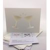 Iris Folding Card Pack Champagne Glasses C5 Size Makes 4 Cards DeeCraft