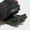 OEX Men's Summit Waterproof Gloves, Black/Molton Lava, M
