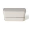 Francfranc Franc Logo Lunch Box, 2-Tier, White