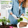 Premium Coco Coir Bricks, 4 Pcs, Organic Compressed Coconut Coir Starting Mix