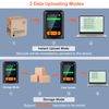 KUIIYER Mini Bluetooth Barcode Scanner, Wireless 2D QR 1D Bar Code Scanners with LCD Screen Display & Setting Keypad & AI Voice, Small Portable Handheld Barcode Reader for Smart Phone, Computers & POS