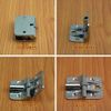 Door Hinge Adjustable Door Hinge Position Control Hinge,Sdjdhej 2Pcs Zinc Alloy 90 Degree Hinge (Bright)