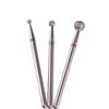 MZCMSL Ball Diamond Nail Bit Cuticle Clean Nail Art Tool 3pcs