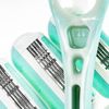 About Face Body Kai Complete 4-Blade Shaving System for Women; Minimizes Nicks & Cuts; Contains 9 Refill Cartridges & 2 Reusable Handles, 1 Count (Pack of 1)