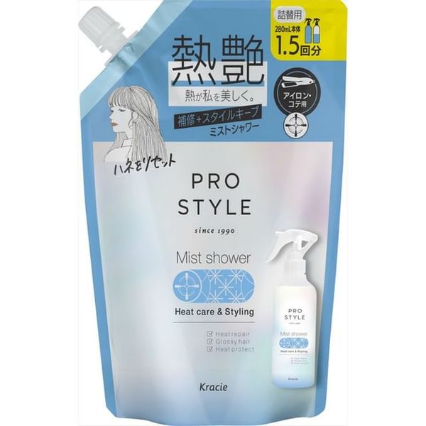 Kracie Prostyle Heat Care & Styling Mist Shower (420ml Refill)