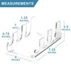 OnFireGuy 3-Tier Plate Dinnerware Display Stand for Kitchenware Plates Platters China Display Rack Place Setting Holder