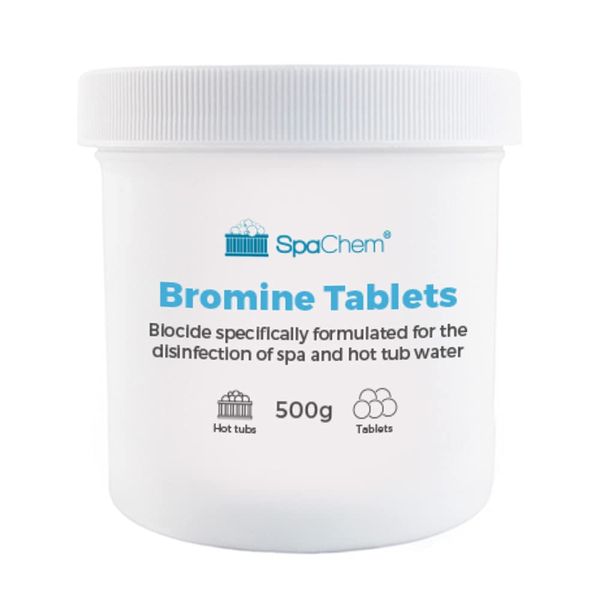 SpaChem Bromine Tablets 500g - For the Disinfection of Swimming Pool Spas and Hot Tub Water - Swimming Pool Chemicals