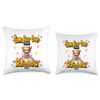Funny Some Bear Over The Rainbow Cute Teddy Bear Throw Pillow