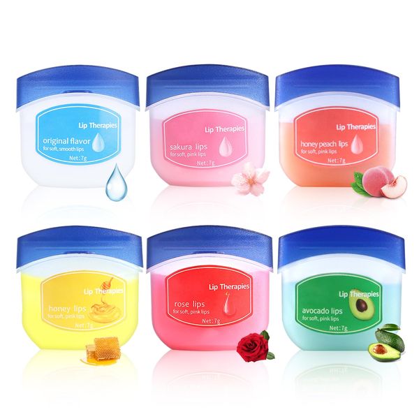 Erinde 6Pcs Feuchtigkeitsspendend Lippenbalsam, Natürlich Hydrating Lip Balm, Moisturizing Lippenpflege, Lang Anhaltende Lippenbalsam & Lip Sleeping Mask