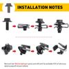 28X Under Engine Cover Clips Underbody Mudguard Shield Screws Bolt Nut Clip Kit