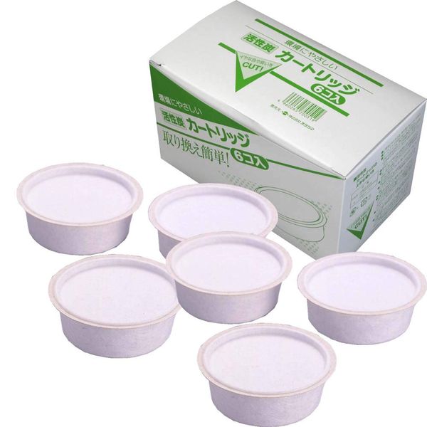 Village Blacksmith Odajima Replacement Activated Carbon Filter Cartridge 6P