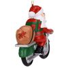 Tree Buddees Biker Santa Claus Motorcycle Christmas Tree Ornament