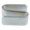 LUORNG 4pcs Wire Shelving S Hook Chrome Plating for Wire Shelf System Wire Rack Hook, Silver