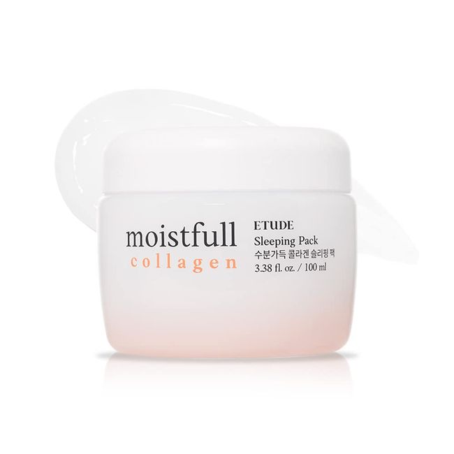 ETUDE HOUSE Moistfull Collagen Sleeping Pack 3.38 OunceMoist Smooth Skin | Facial Moisturizing Care Night Cream Makes Your Skin Bouncy & Dewy | Facial Lotion for Dry, Sensitive, Oily Skin | K-beauty
