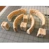 DT39 Country Walling Curved Sections - Model Railway Scenery OO Scale