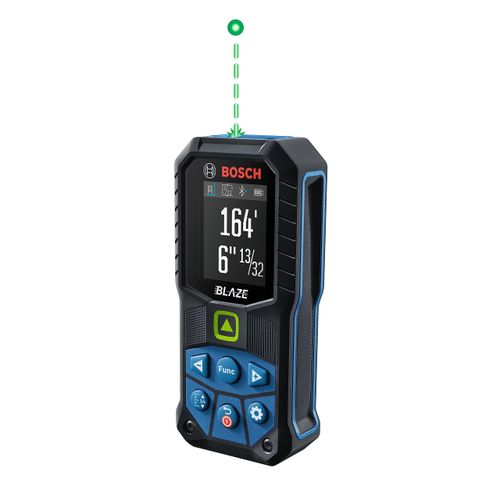 BOSCH GLM165-27CGL 165' Blaze™ Ergonomic Cordless Green Laser Measure w/Bluetooth