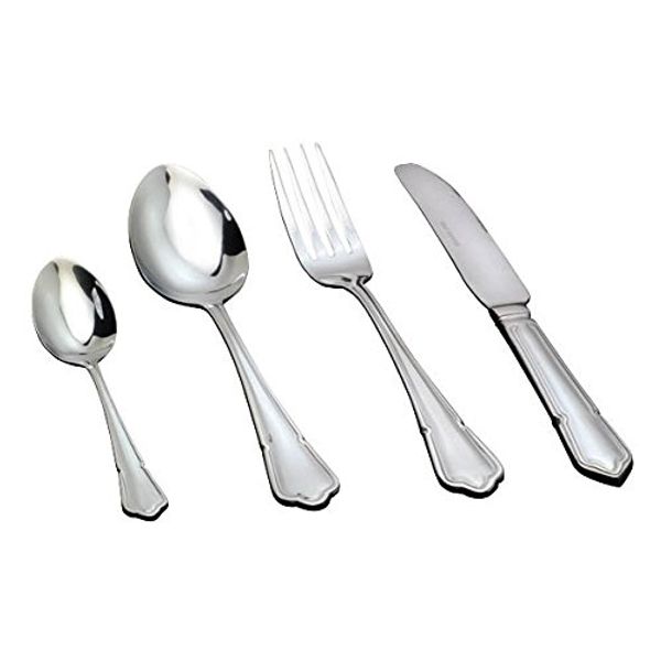 Genware DS-DB Dessert Spoon, Dubarry Pattern, (Pack of 12)