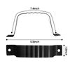 VYH Downspout Adapter Gutter Downspout Strap 2x3 Leader Strap 2x3 2pcs (Black)