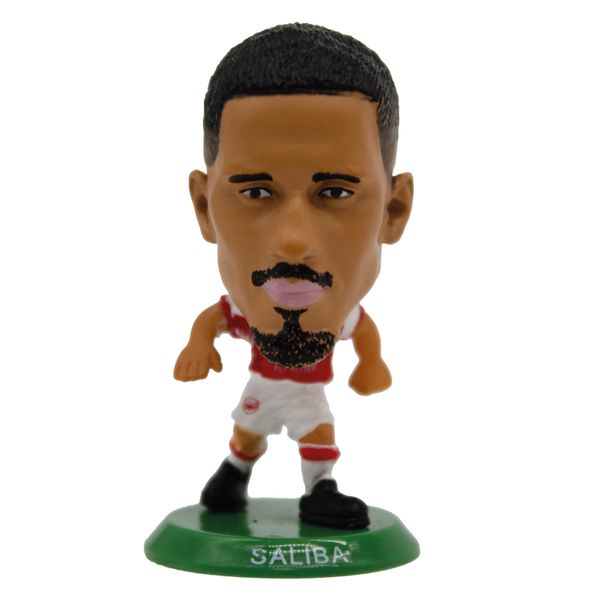 SoccerStarz Arsenal William Saliba - Home Kit Mini Football Figurine