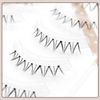 LASHIDOL False Eyelashes, Natural, Lower Eyelashes, Around the Eyelashes, Thin, Transparent Shaft, Handmade, Natural (Bottom lash no.04)