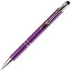 Purple JJ Ballpoint Pen with Stylus - Black Ink Refill, Medium Tip Point