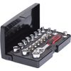 KS Tools 911.0623 1/4-inch Superlock Mini Socket+Bit Set (23 Pieces)
