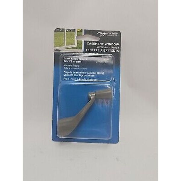 Prime-Line H 3966 Single-Arm Casement Window Crank Handle, Zinc, Stone