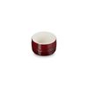 Le Creuset Stoneware Ramekin with straight wall, Stackable, 200 ml, Garnet, 70403209490099