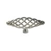 Satin Nickel Finished Birdcage Kitchen & Bathroom 3" Cabinet Knob Pull 76mm