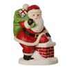 Bethany Lowe Down The Chimney Santa Figurine