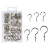 90 Pcs Screw-in Hooks, 6 Sizes Cup Hooks for Hanging Mug, Ceiling Hook Kit for Kitchen Garden