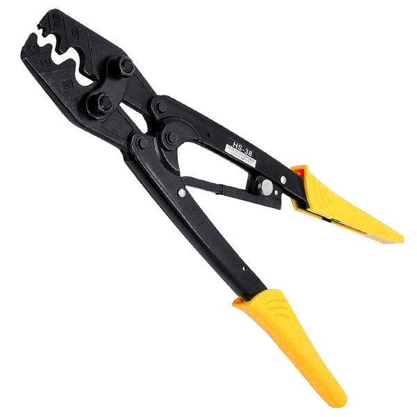 Odowalker Crimping Pliers, Crimping Electrician Pliers, Bare Crimping Terminal Crimping Tool, Bare Crimping Sleeve, Compatible with HS-38/5.5-38 mm