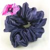 Dark Grape Iridescent Hair Scrunchy - Full Size