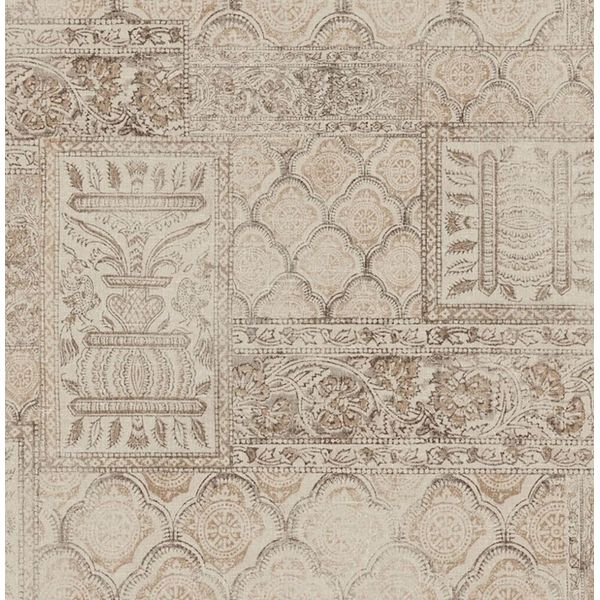 Patchwork Wallpaper Global Style by Pelican Prints by Wallquest UE81400
