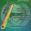 Monkey Lures King Lui - 7,5 cm, 10 cm, 12,5 cm, 14 cm - Big L Köder, Gummifisch, Angelköder, Softbait, Zanderköder, Kunstköder Angeln, Gummiköder (Motor Bug - stark UV aktiv, 7,5 cm)