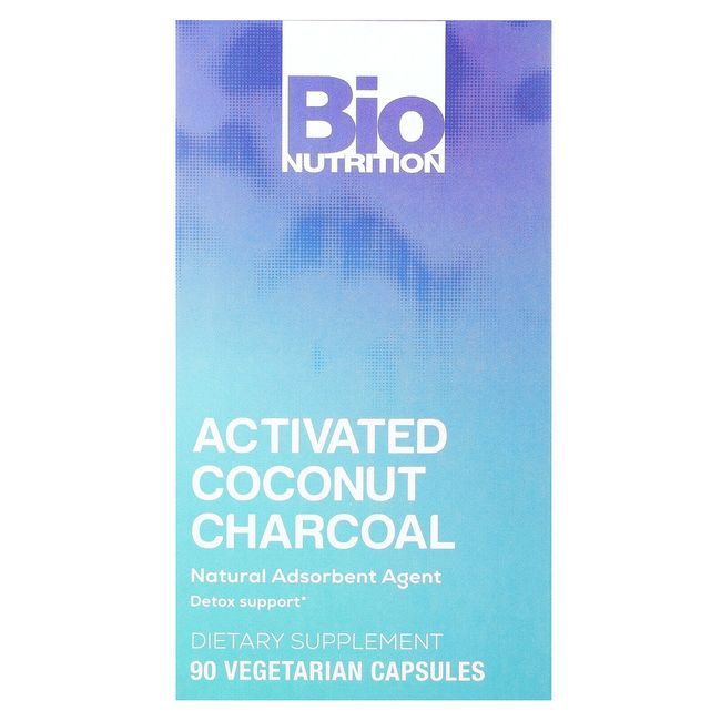 Activated Coconut Charcoal, 90 Vegetarian Capsules